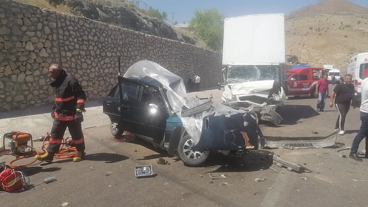 Malatya'da feci kaza: 2 ölü 