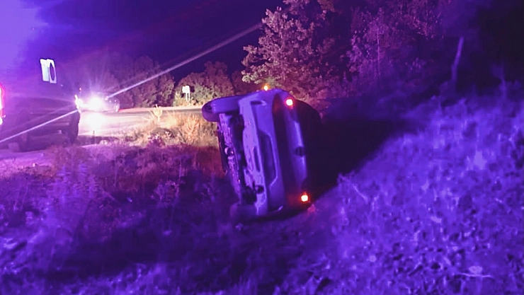 Malatya'da feci kaza: Otomobil şarampole uçtu, 4 yaralı
