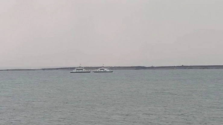 Malatya'da feribot iskelesinde tehlike!