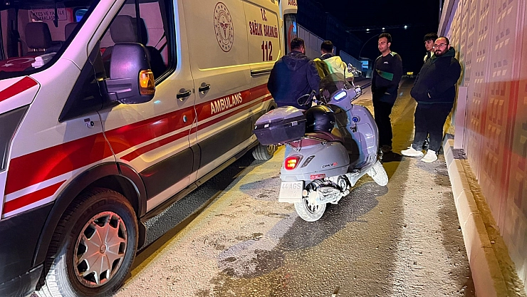 Malatya'da gece saatlerinde motosiklet kazası: 2 yaralı