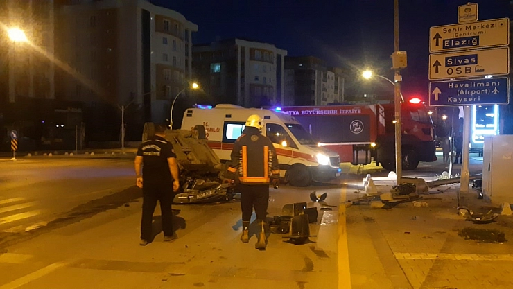 Malatya'da trafik kazası: 4 kişi yaralandı