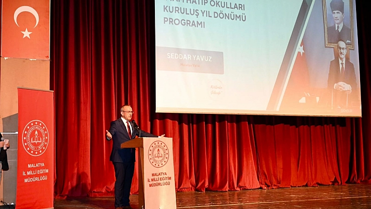 Malatya'da İmam Hatip Okulları 74. kuruluş yıl dönümü kutlandı