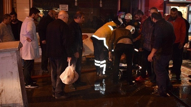 Malatya'da iş yerinde dumandan etkilenen şahıs hastaneye kaldırıldı