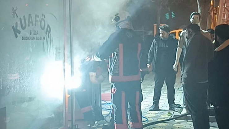 Malatya'da İş Yerinde Yangın