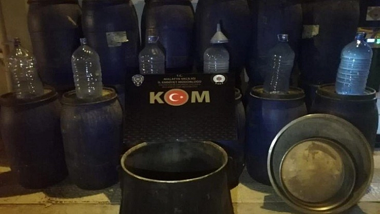 Sahte içki ele geçirildi
