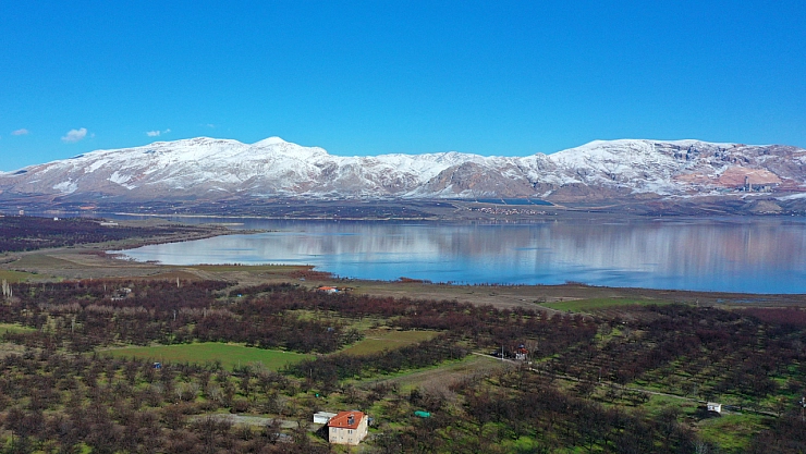 Malatya'da kar manzarası