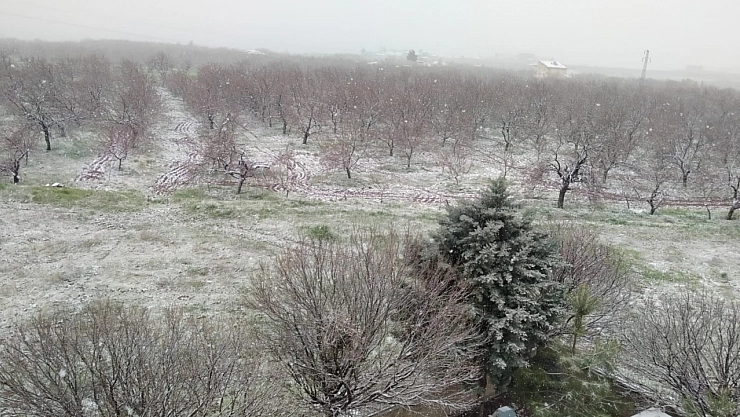Malatya'da kar yağışı etkili oldu
