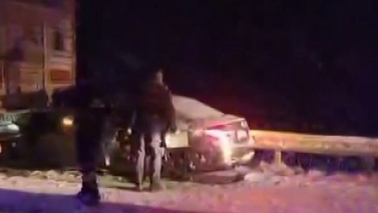 Malatya'da kar yağışı zincirleme kazaya sebep oldu: 1 ölü 5 yaralı