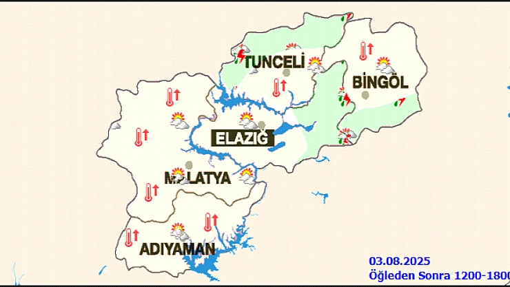 Meteoroloji uyardı!Hafta sonu plan yapanlar dikkat| Malatya'da sıcaklık 40 dereceyi aşıyor....