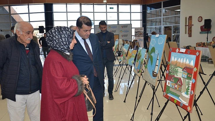 Malatya'da Kış Yarısı Karma Atölye Performans Sergisi Açıldı