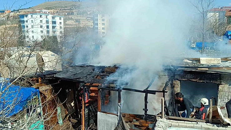 Malatya'da korkutan yangın