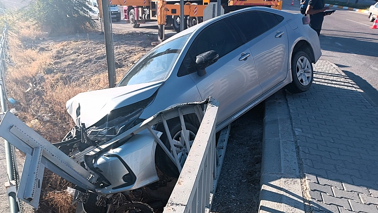 Malatya'da aşırı hız kazaya davetiye çıkardı