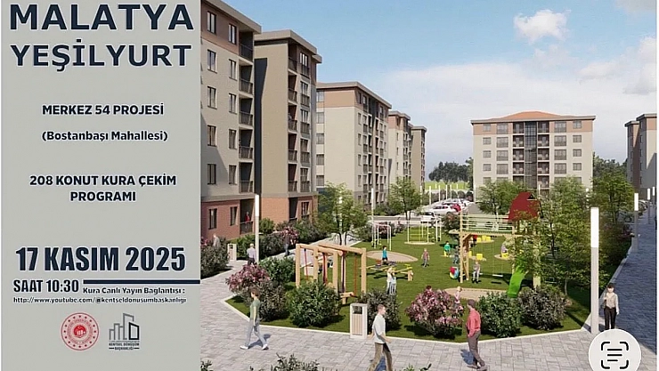 Malatya'da kura heyecanı! Bostanbaşı'nda 208 konutun hak sahipleri belli oldu…