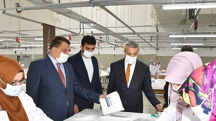 Malatya'da maske üretimi artırılacak