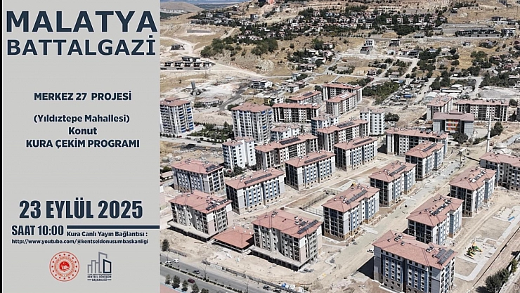 Malatya'da Merkez 27 Projesi kura sonuçları.... Hak sahipleri tam liste…