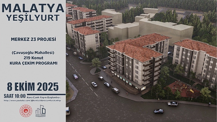 Malatya'da Merkez 32 Projesi kura sonuçları belli oldu: Hak sahipleri tam liste…