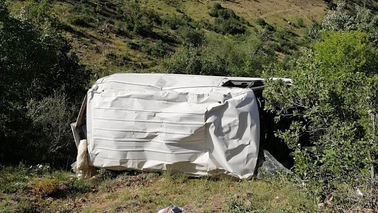 Şarampole yuvarlandı
