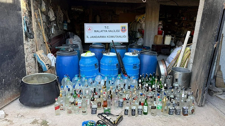 Malatya'da Operasyon: Bin 230 Litre Ele Geçirildi