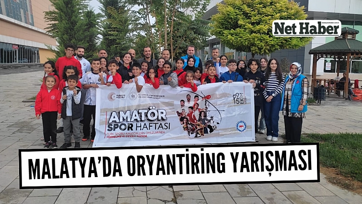 Malatya'da oryantiring yarışması 