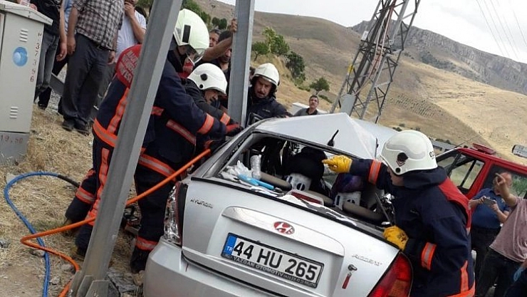 Trafik kazası 6 yaralı