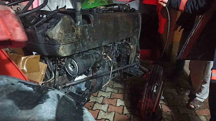 Malatya'da aniden alev aldı