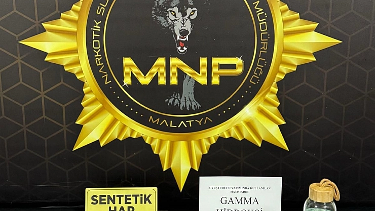 Malatya'da sentetik ecza hapları ele geçirildi