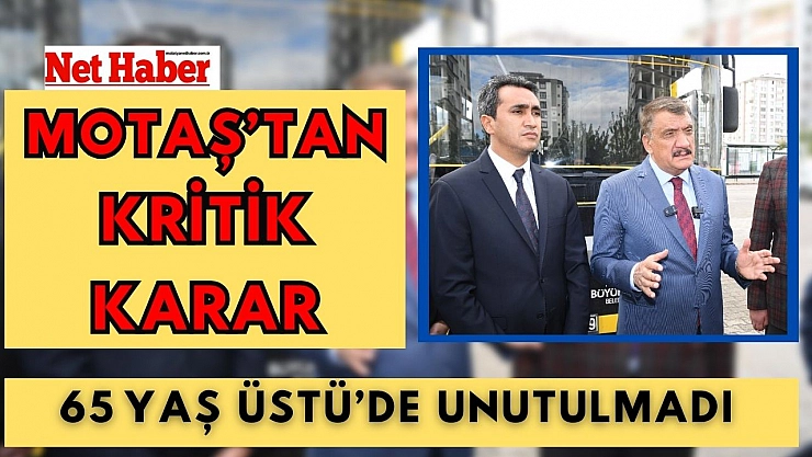 Malatya'da taşıma ücretsiz olacak
