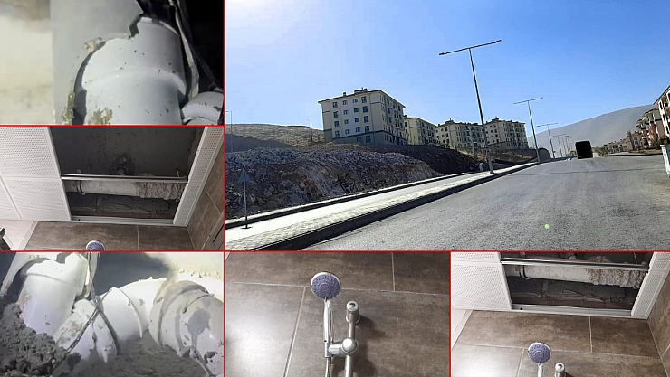 Malatya'da TOKİ Evleri Alarm Veriyor