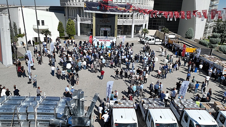 Malatya'da üreticilere destek