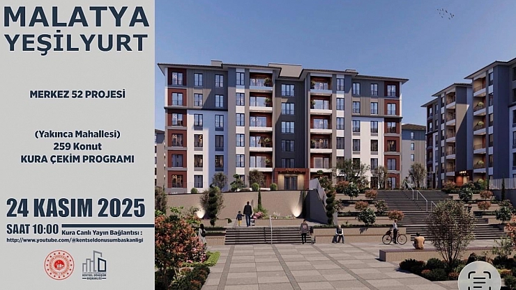 Malatya'da Yakınca Mahallesi'nin Kura Çekimi Başlıyor! Canlı izlemek İçin Tıklayın…