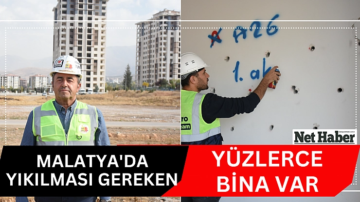 Malatya'da yıkılması gereken yüzlerce bina var