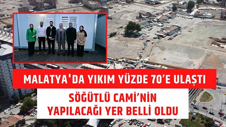 Malatya'da yıkım yüzde 70'e ulaştı