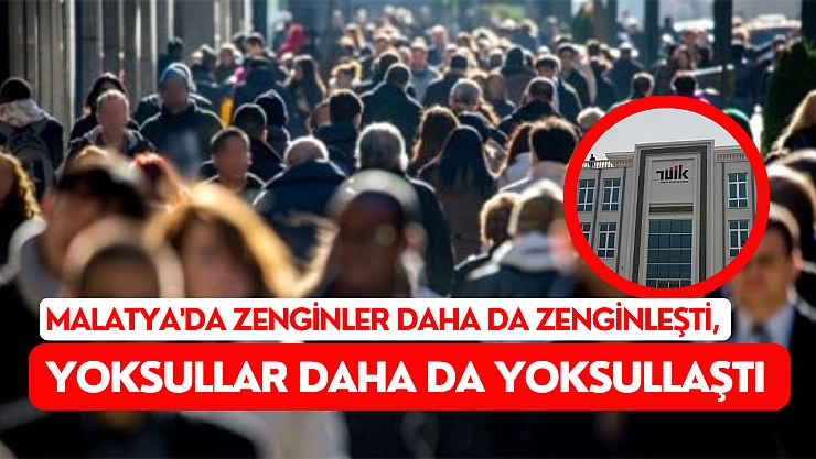 Malatya'da zenginler daha da zenginleşti, yoksullar daha da yoksullaştı