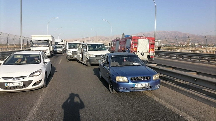 Malatya'da zincirleme kaza