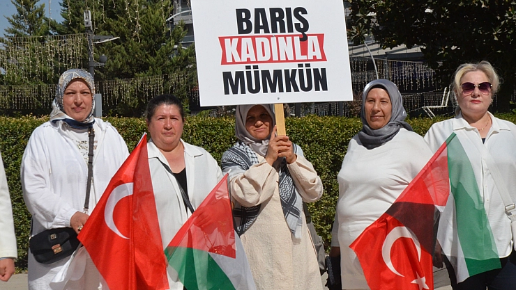 Malatya'dan Gazze'ye için sesiz çığlık zinciri