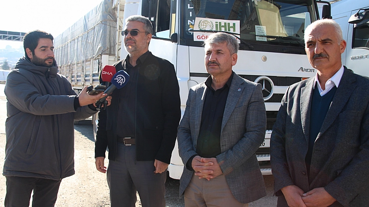 Malatya'dan Suriye'ye Kardeşlik Eli: Tırlar Yola Çıktı…