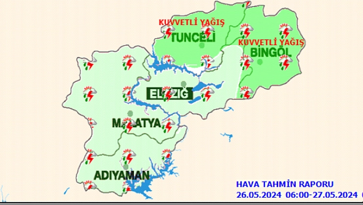 Malatya, Elazığ ve Adıyaman'a uyarı!