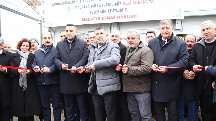 Malatya Esnafına Konteyner Desteği