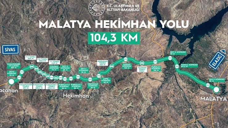 Malatya-Hekimhan yolunu Cumhurbaşkanı açacak
