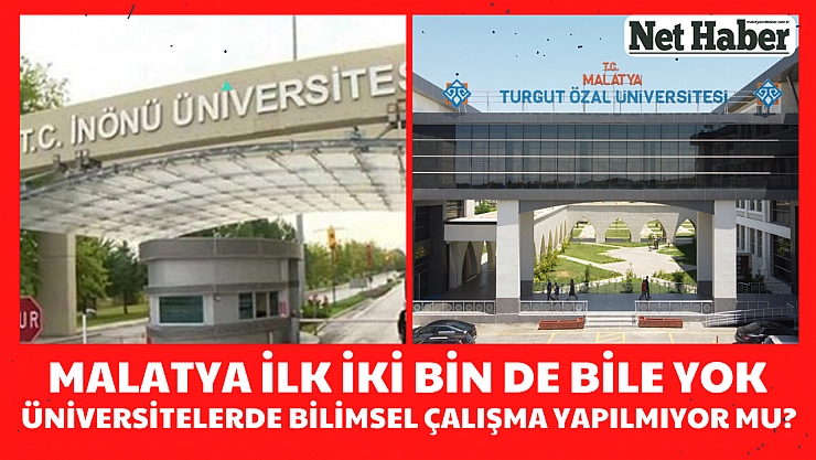 Malatya ilk 2 binde yok