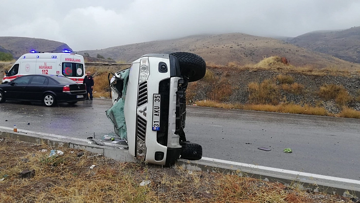 Malatya-Kayseri karayolu'nda trafik kazası: 6 yaralı
