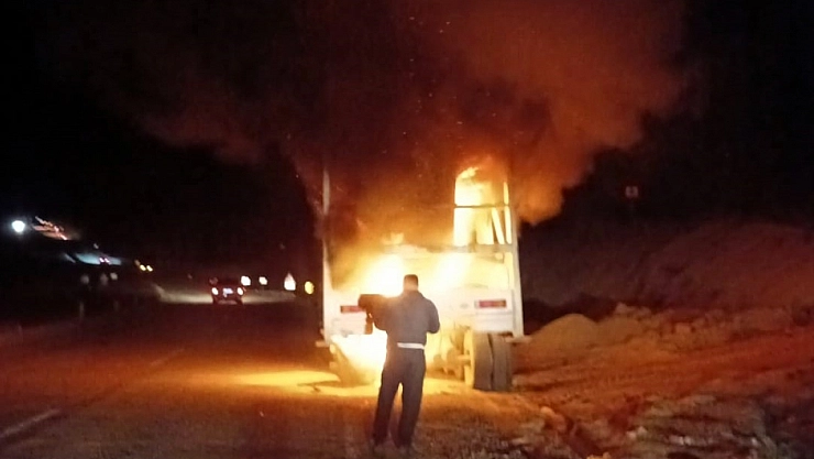 Malatya'nın Darende ilçesinde yangın kontrol altına alındı