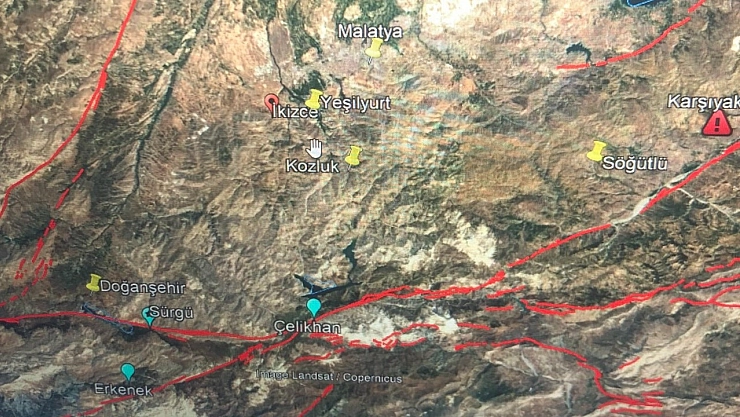 Malatya'nın O İlçesi Tehlikede..! Ekinözü Fayı, Sürgü Fayı'nı Tetikleyebilir..!