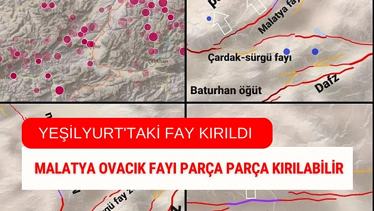 Malatya Ovacık fayı parça parça kırılabilir!