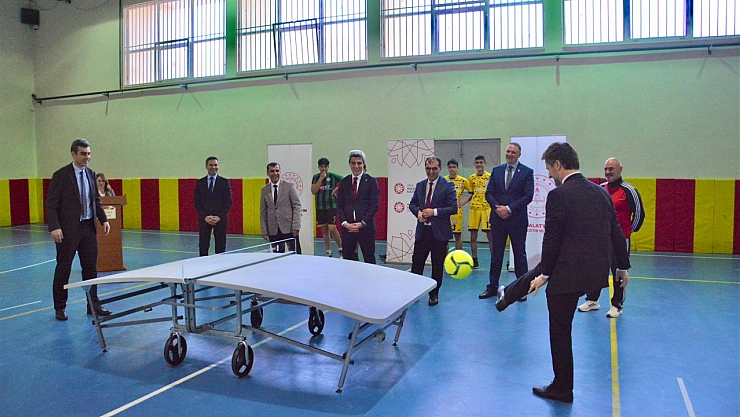 Malatya'da teqball'a ilgi artıyor.