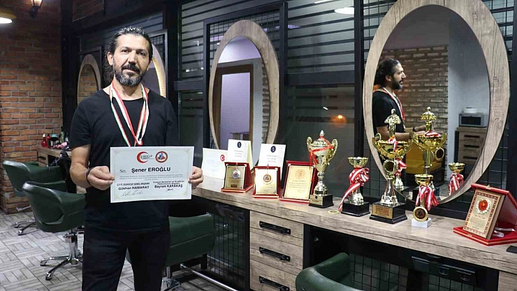 Malatyalı kuaför dünya şampiyonu oldu