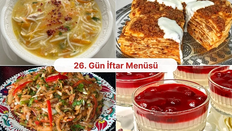Malatyalı hanımlar için 26. gün iftar menüsü hazır!