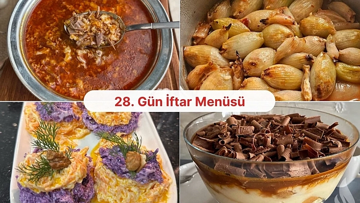 Malatyalı hanımlar için 28. gün iftar menüsü hazır!