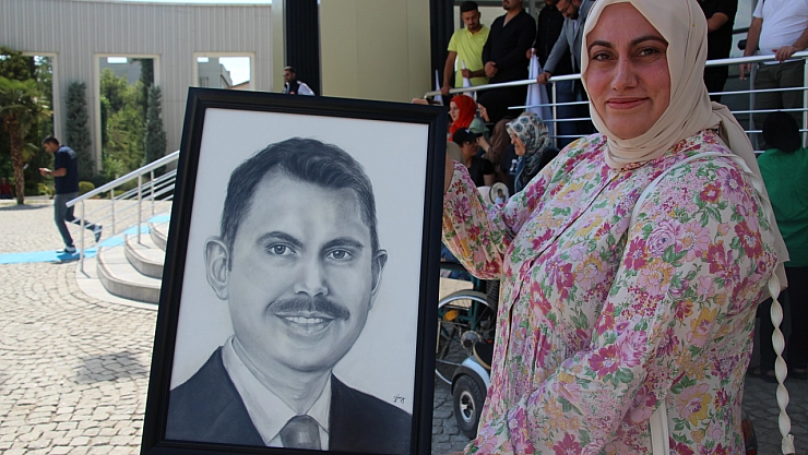 Malatyalı öğretmenden Bakan Murat Kurum'a anlamlı hediye