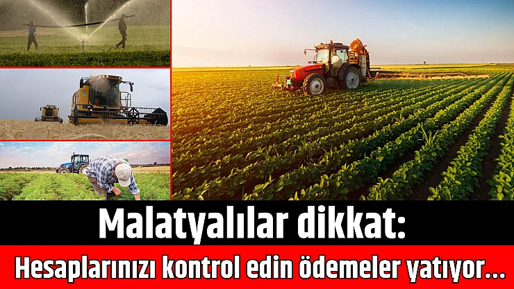 Malatyalılar dikkat: Hesaplarınızı kontrol edin ödemeler yatıyor…